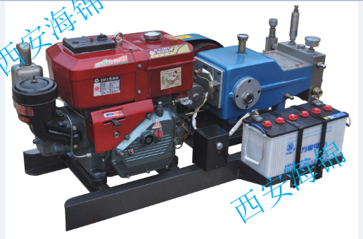 野外作业小型柴油机驱动试压泵